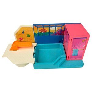 Kenner Wish World Kids 1987 VTG Sponge N Plunge Bathtub Swimming Pool Playset